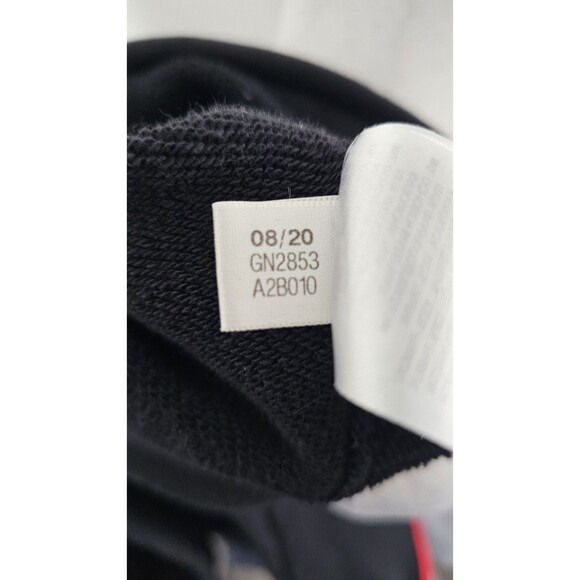 Womens Extra Large Adidas Adicolor Tricolor Trefoil Oversozed Crop Hoodie Black - Picture 9 of 12